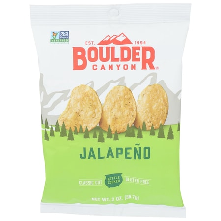 Boulder Canyon Boulder Canyon Jalapeno Kettle Cooked Potato Chips 2 oz Pegged 649994